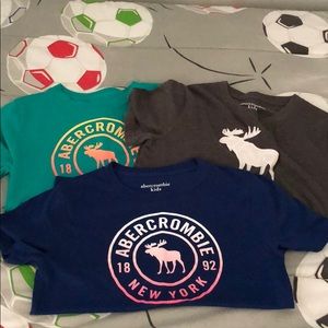 Set of 3 Boys Abercrombie T-shirt’s